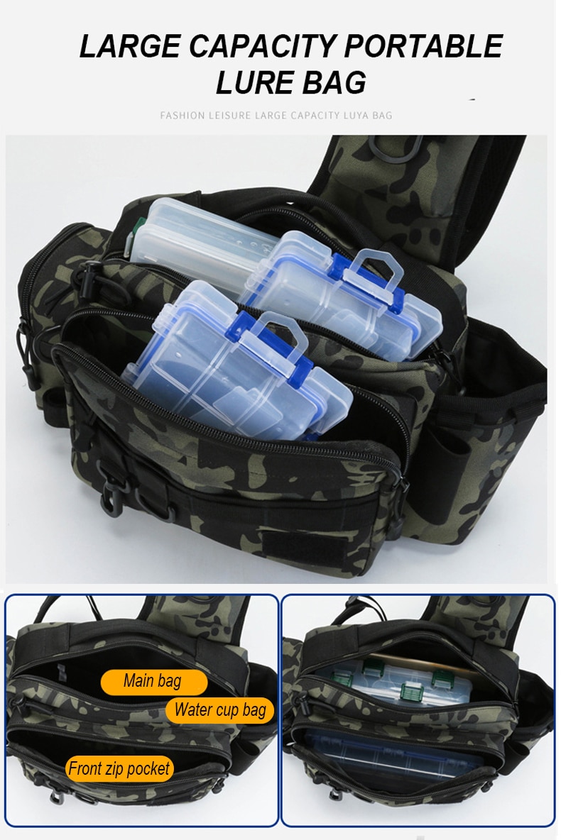 Multifunctional Fishing Tackle Bags Single Shoulder - Image 4