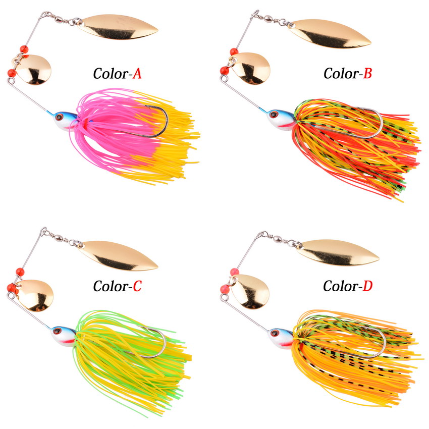 1pcs Spinner Bait Metal Lure - Image 2