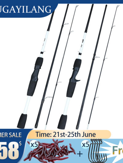 Sougayilang 3 Sections Carbon Fishing Rod