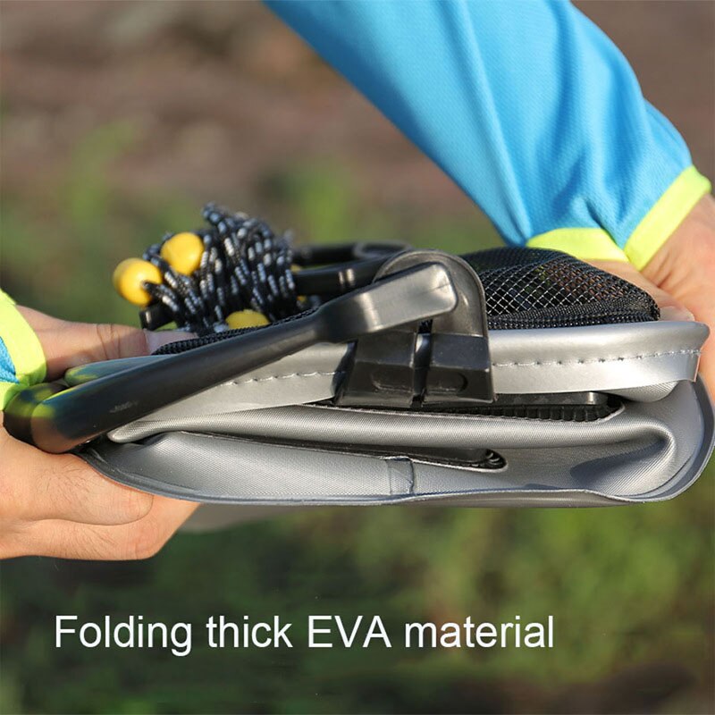 Fishing Bucket,Foldable Fish Bucket, Multi-Functional EVA Fishing Bag for Outdoor, Live Fish Lures Bucket - Image 4