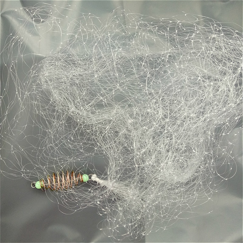 Copper Spring Shoal Fishing Net with Night Luminous Beads - Image 3