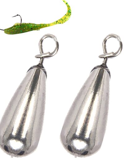2pcs Fishing Weight Tungsten Carolina Rig