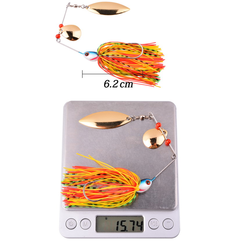 1pcs Spinner Bait Metal Lure - Image 5