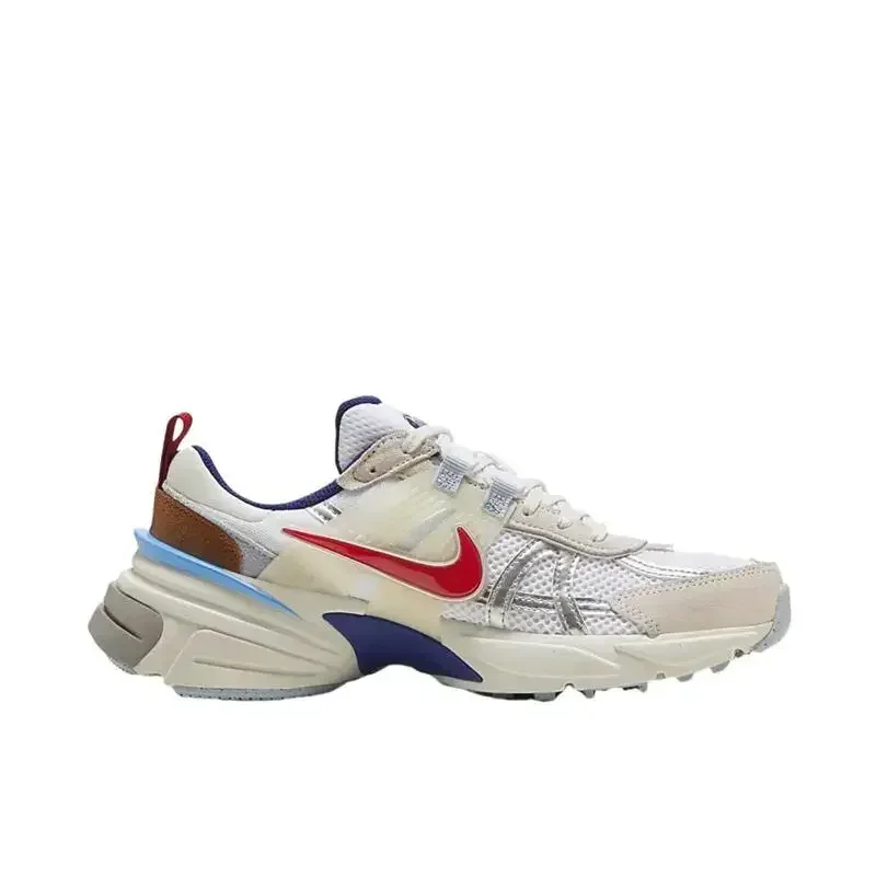 Nike V2K Run Metallic Silver Gym Red University Blue - Image 2