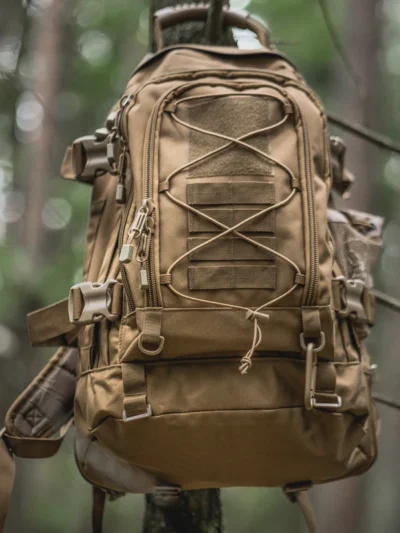 LQARMY 65L Outdoor Tactical Backpack Men's Outdoor Hiking Bag Large Capacity Military Army Bags Travelling Camping Rucksack