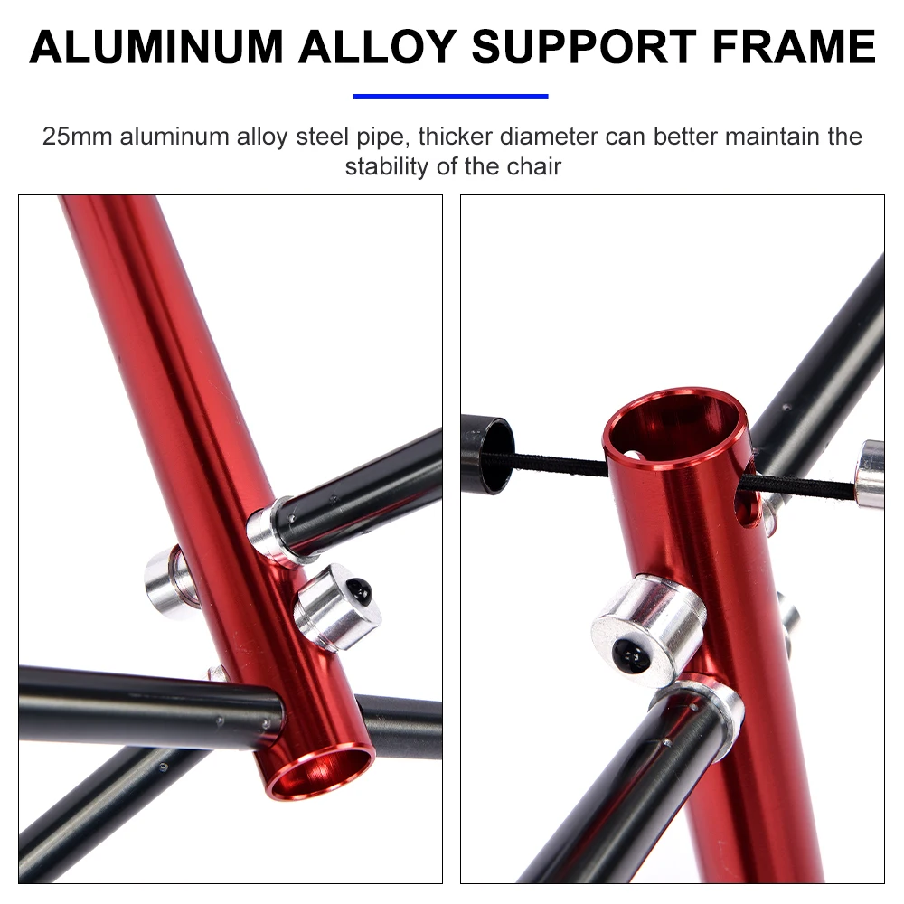 Widesea Camping Fishing Folding Chair Tourist Beach Chaise Longue Chair for Relaxing Foldable Leisure Travel Furniture Picnic - Image 4