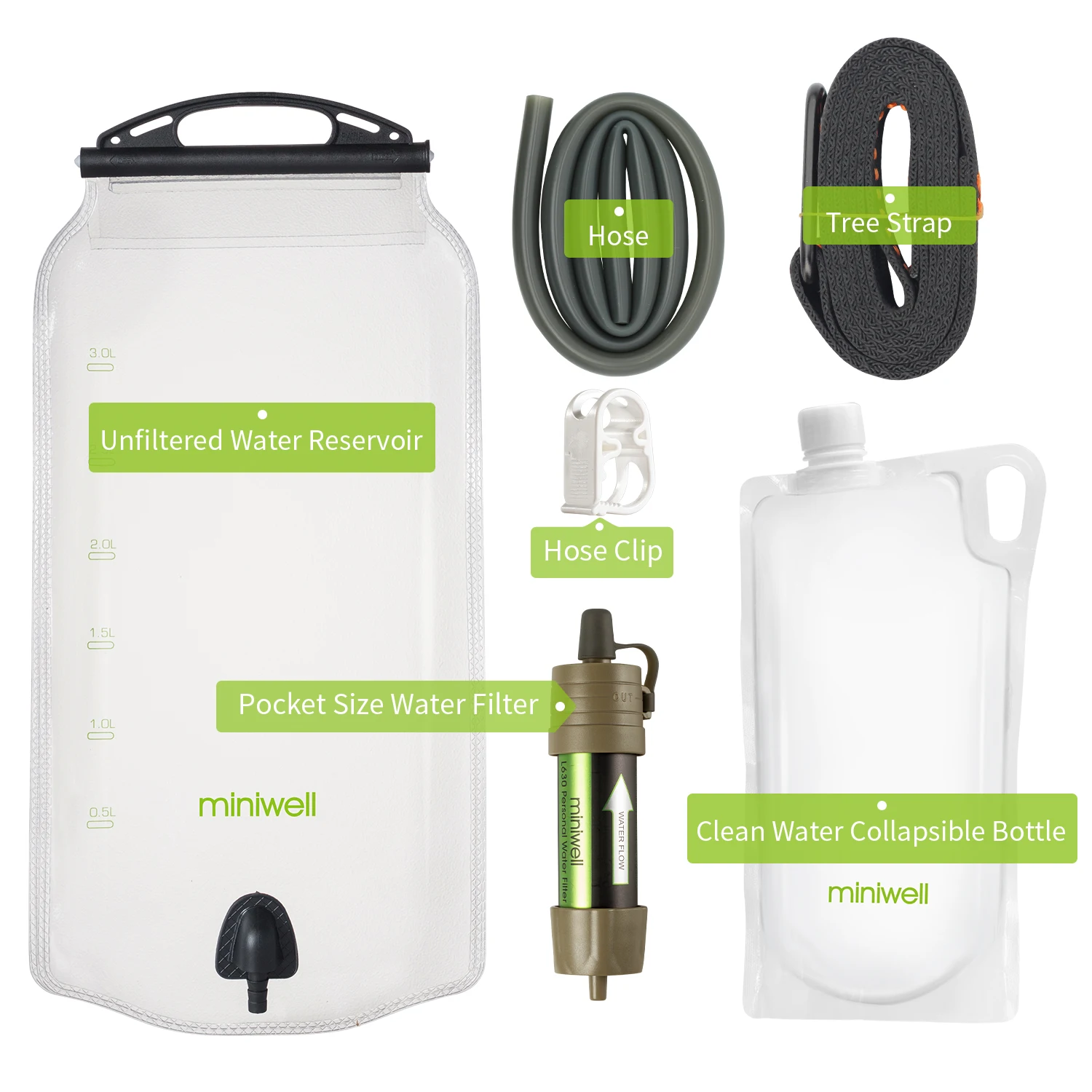 miniwell L630 portable Water Filter equipment for military survival kits - Image 8