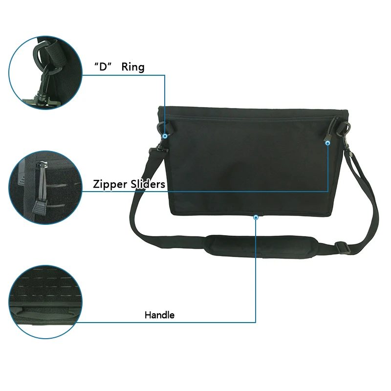 Molle Military Laptop Bag Tactical Messenger Bags Computer Backpack Fanny Belt Shouder Camping Outdoor Sports Army Bags - Image 3