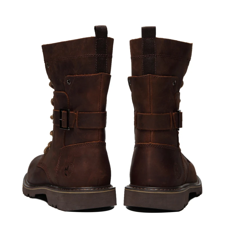 Hiking shoes Men waterproof hunting Boots Tactical Desert Combat Ankle Boots trekking shoes Women Work Leather Walking Sneakers - Image 5