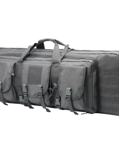 LQARMY 32 38 42 48 inch Tactical Double Rifle Case Molle Rifle Bag Sniper Airsoft Gun Case Backpack Hunting Gun Holster