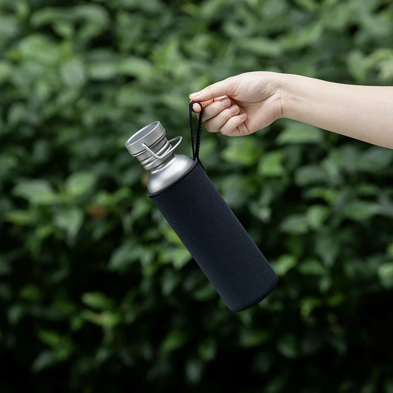 Boundless Voyage Wide Mouth Titanium Water Bottle Reusable Sport Drinking Bottle for Camping Hiking Picnic Climbing Running - Image 5