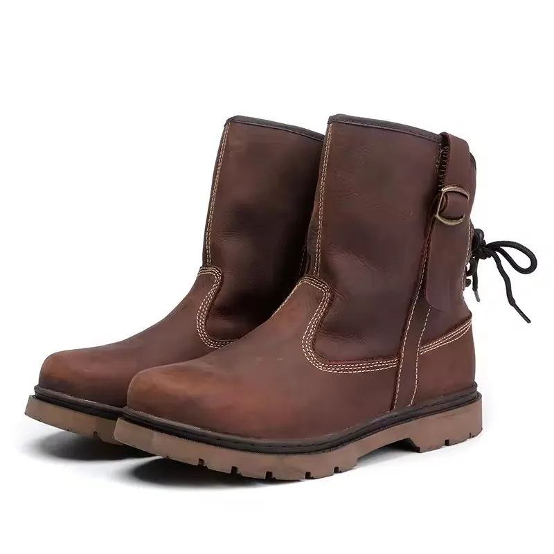 Hiking shoes Men waterproof hunting Boots Tactical Desert Combat Ankle Boots trekking shoes Women Work Leather Walking Sneakers - Image 13