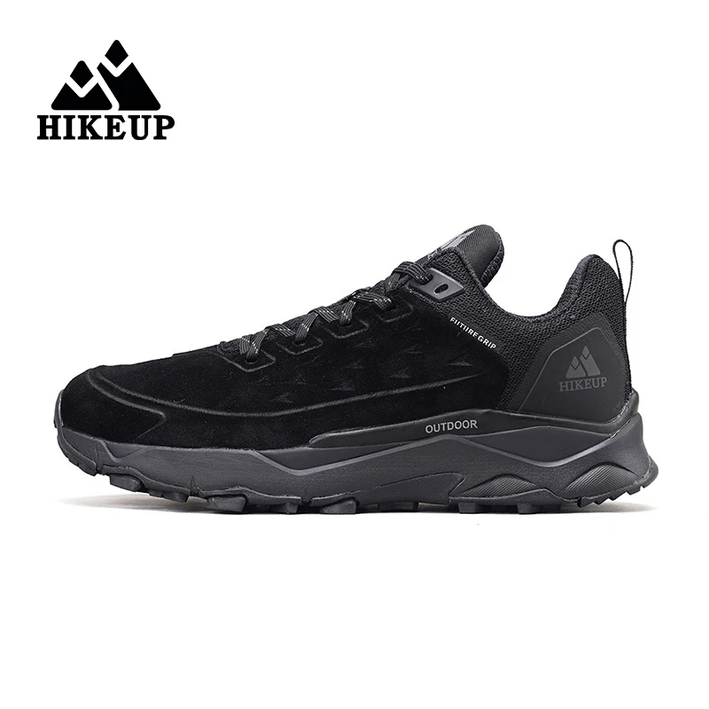 HIKEUP Hiking Shoes for Men Outdoor Sports Camping Hunting Walking Shoe Suede Genuine Leather Breathable Sneaker Non-slip - Image 7
