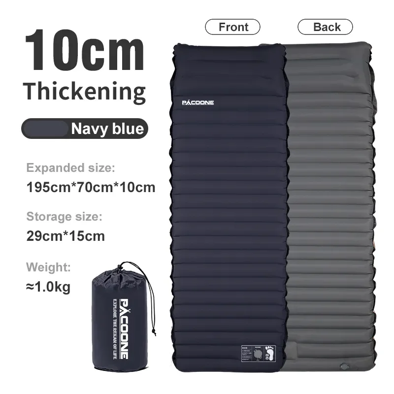 Outdoor Thicken Camping Mattress Ultralight Self-inflating Air Mattress Built-in Inflator Pump For Travel Hiking Fishing - Image 7