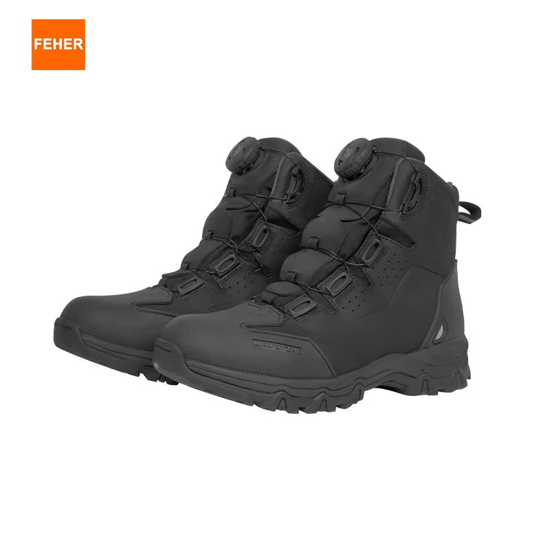 FEHER MQZ Series Motorcycle Boots Waterproof CE Level 2 Foot Protection Hiking Shoes All Season for Rider and Wilderness Climber - Image 10