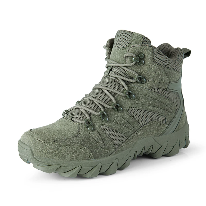 Upgraded Tactics Combat Training Boots Male Outdoors Camping Anti-wear Rapid Response Hiking Shoes Fishing Hunting Sneakers Men - Image 9