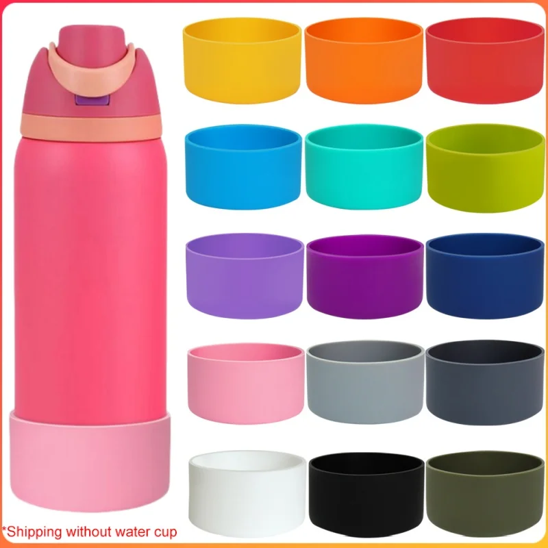 32oz Silicone Water Bottle Boot Anti-Slip Bottom Cover Bottom Protector Protective Bottom Base for Owala Flask Water Bottle