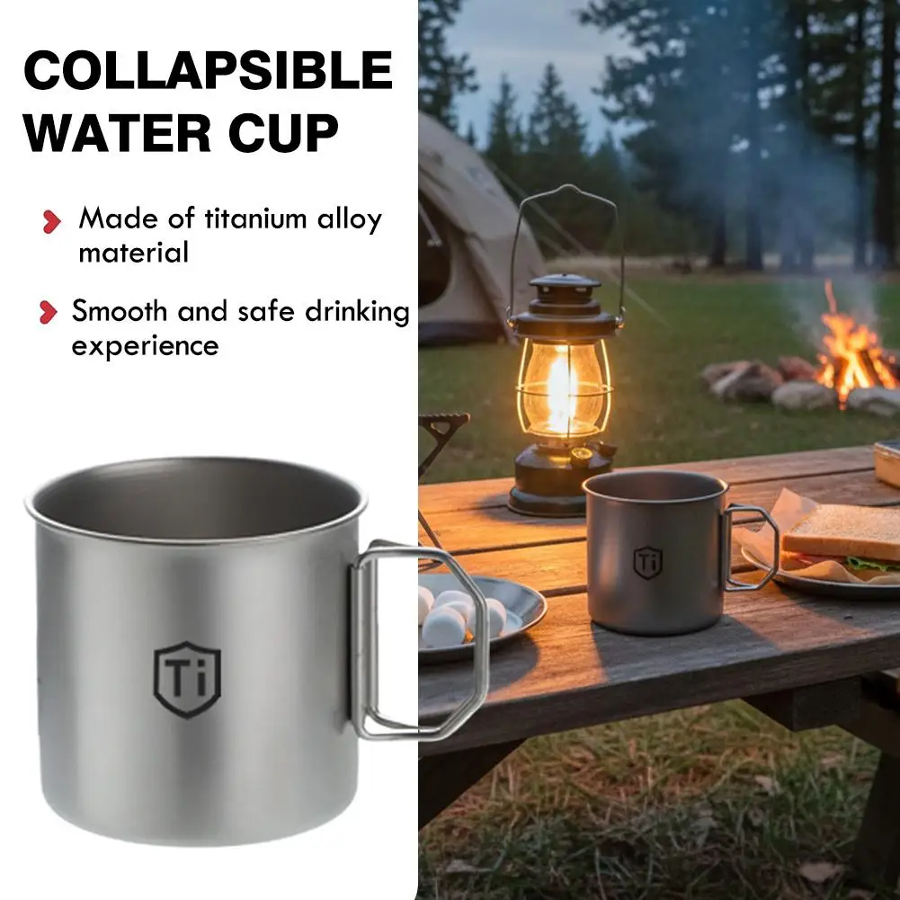 Titanium Purification Water Cup, Anti-Mold Antibacterial Drinking Mug with Lid, for Home Outdoor Beer Coffee Cold Drinks - Image 3