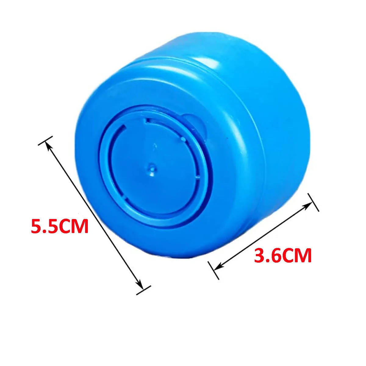 20Pc 55mm Water Bottle Snap Cap Cover Reusable Water Jug Cap Cover Replacement 3-5 Gallon Non-Spill Anti Splash Peel Lid Stopper - Image 2
