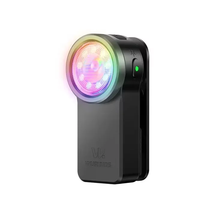 Wurkkos HD03 680LM Mini Clip Light USB Rechargeable Pocket Flashlight Spotlight/Floodlight Portable RGB Torch with Magnet - Image 7