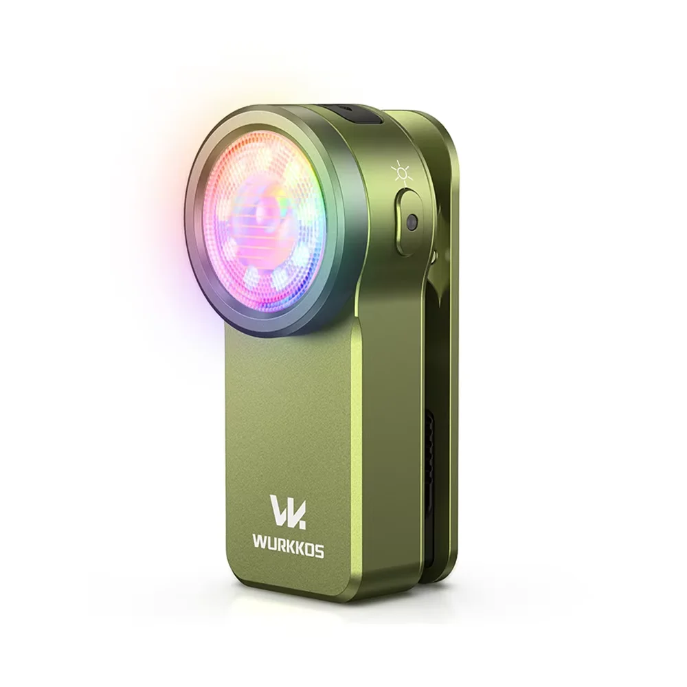 Wurkkos HD03 680LM Mini Clip Light USB Rechargeable Pocket Flashlight Spotlight/Floodlight Portable RGB Torch with Magnet - Image 9