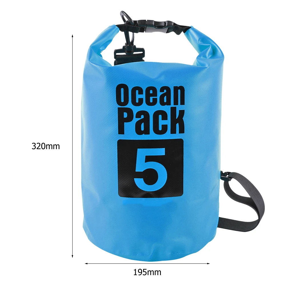 15-2L Swimming Waterproof Dry Bag Outdoor Floating Trekking Beach Backpack PVC Thickened Double-Layer Fabric IPX6 Waterproof Bag - Image 18