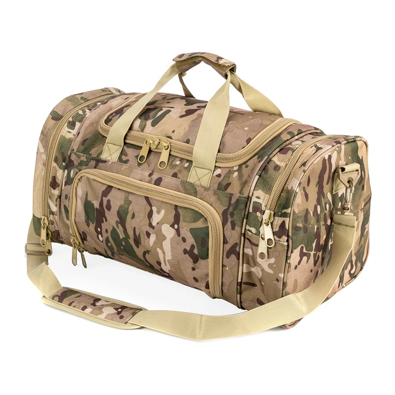 Military Tactical Travel Bag Men Outdoor Handbag Sports Luggage Bags Weekend Gym Hiking Trekking Bag with Shoes Compartment - Image 10