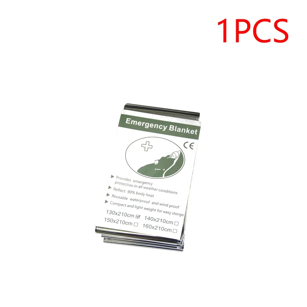 1-20PCS Emergency Blanket Outdoor Survival First Aid Kit Windproof Insulation Lifesaving PET Keep Foil Thermal Rescue Blanket - Image 13