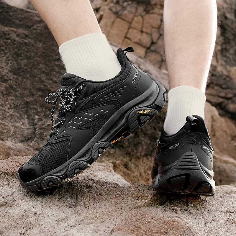 Outdoor Hiking Shoes Men Shoes Anti-slip Low-top Comfortable Shoes Women Lightweight Lace-up Breathable Casual Running Shoes Men - Image 5