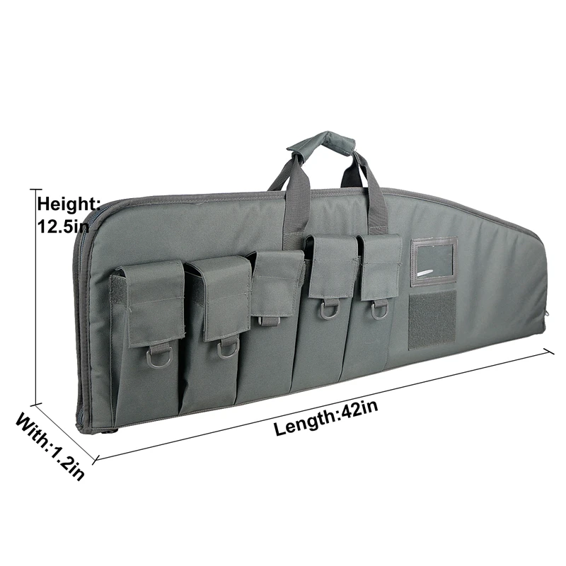 42inch Tactical Rifle Case Gun Bag Air Rifle Case Backpack Sniper Airsoft Holster Shooting Hunting Accessorie - Image 11