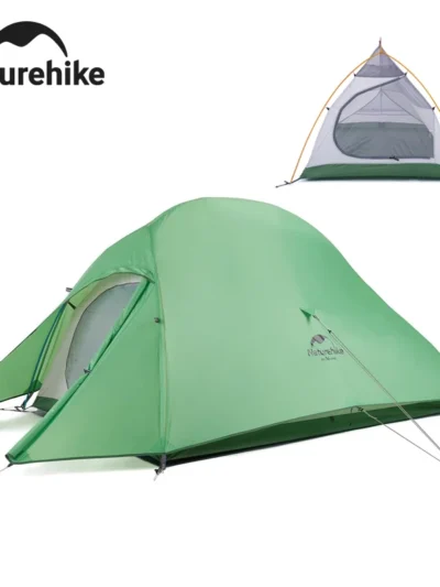 Naturehike Cloud Up 2 Person Camping Tent Waterproof Ultralight 3-4 Season Tent Outdoor Hiking Backpacking Shelter Tents