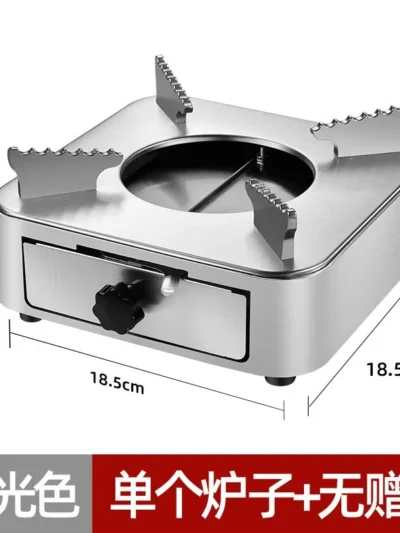 2026 New Stainless Steel Alcohol Stove High-grade Banquet Dry Pot Base Commercial Restaurant Dormitory Small Hot Pot