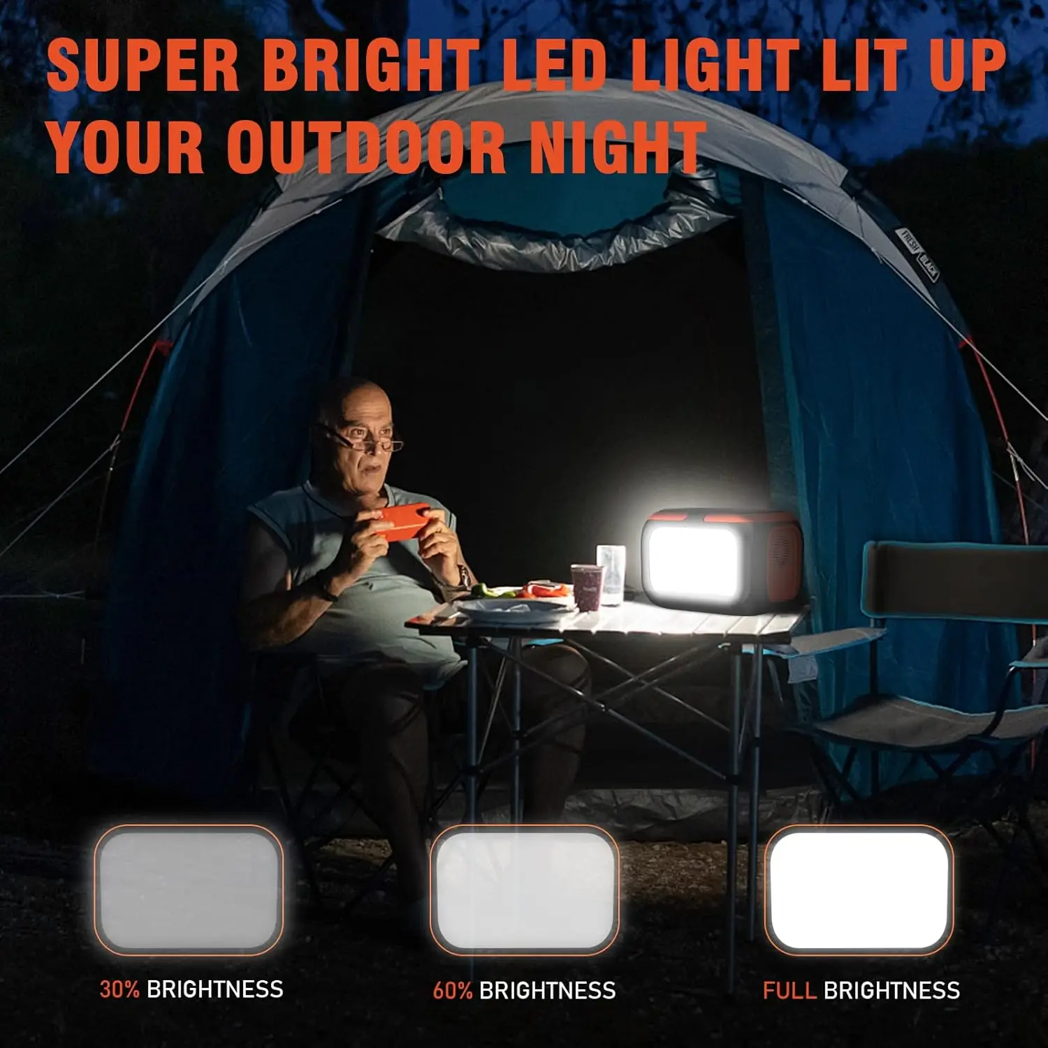 600W/300W/200W/120W Portable Power Station,110V AC Outlets Solar Generator Storage Energy Power Bank For Camping Travel RV Home - Image 5