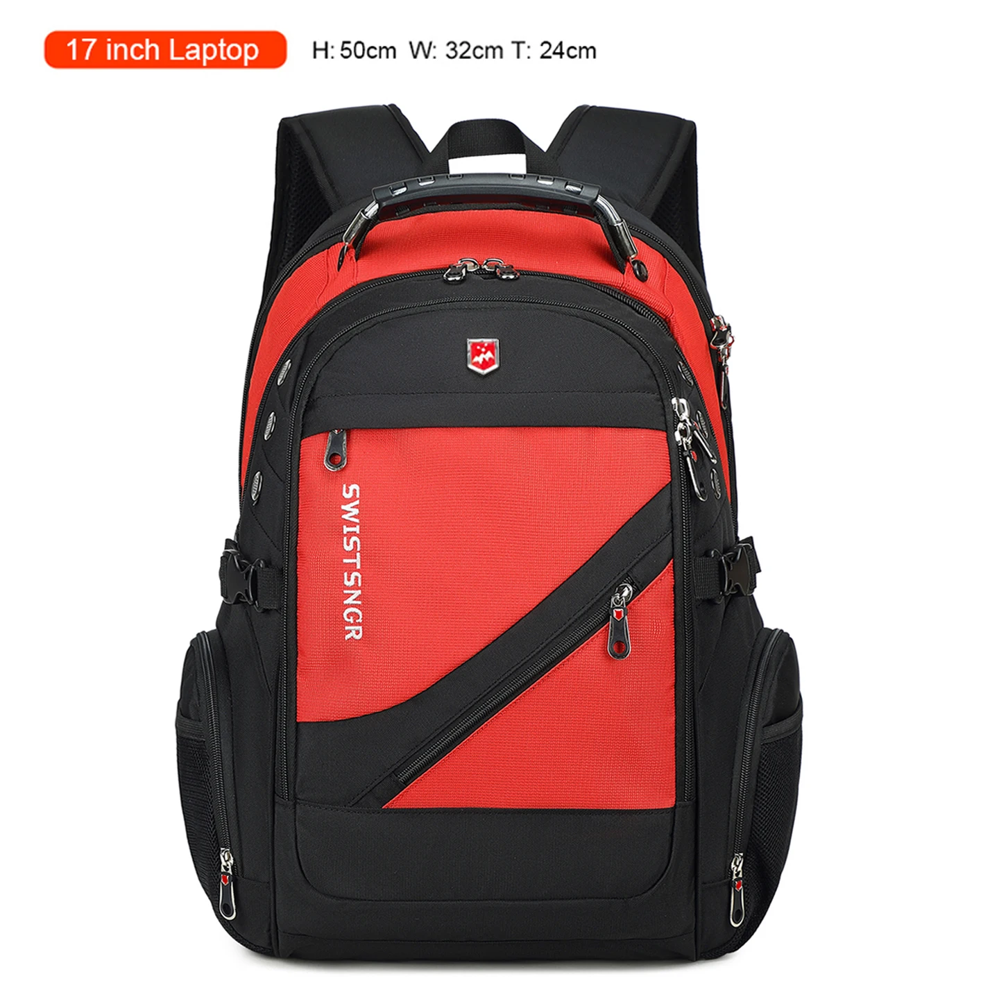 2025 New Waterproof Man Backpack Fit 17inch Laptop USB Charging Backpack Women Oxford Travel Male Bag Vintage School Bag Mochila - Image 15