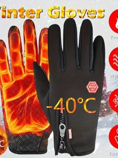 Touchscreen Warm Gloves for Women And Men Waterproof Windproof Non-Slip Winter Cycling Driving Motorcycle Ski Gloves