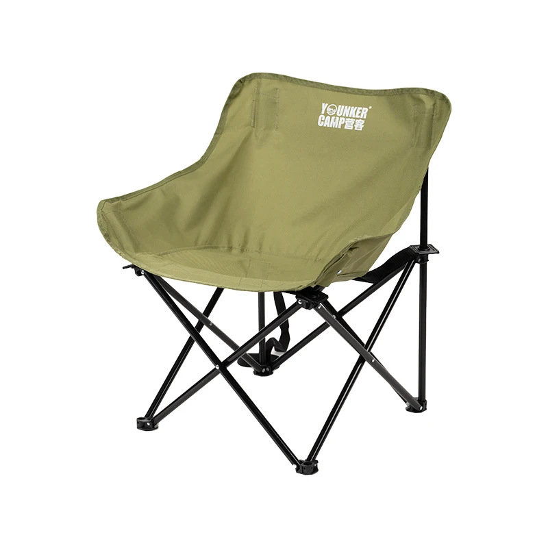 Outdoor Folding Moon Chair Portable Chair Camping Chair Picnic Gear Fishing Small Horse Stool Student Sketching - Image 7
