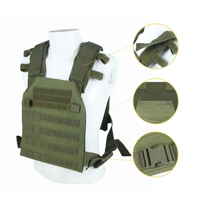 Military Tactical Vest Airsoft Hunting Vests Molle Plate Carrier Vest Outdoor Training Vest Military Equipment - Image 2
