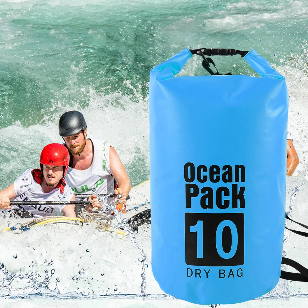 15-2L Swimming Waterproof Dry Bag Outdoor Floating Trekking Beach Backpack PVC Thickened Double-Layer Fabric IPX6 Waterproof Bag - Image 4