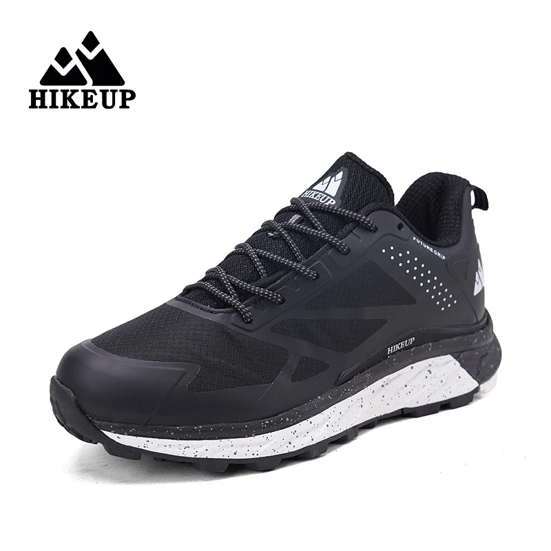 HIKEUP Men's Hiking Trail Running Shoes Breathable Hiking Sport Trail Male Comfort Trekking Running Sneakers - Image 2