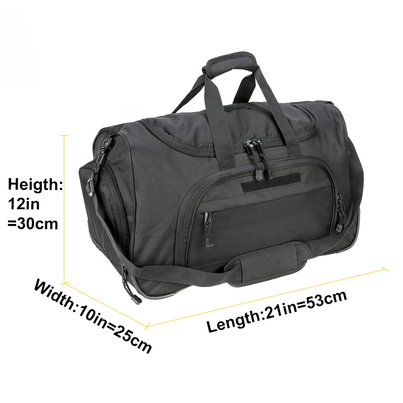50L Waterproof Gym Bag Men Sports Travel Bags Military Tactical Duffle Luggage Outdoor FitnessTraining Bag - Image 4