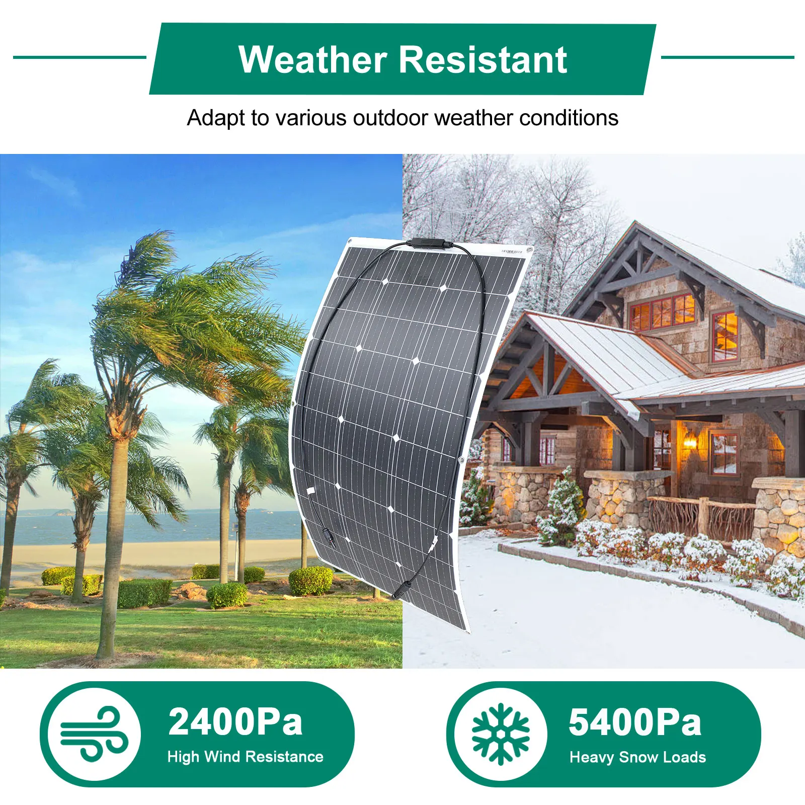 Flexible Solar Panel 100W/200W 18V Eco-Friendly Monocrystalline Solar Panel - Image 6