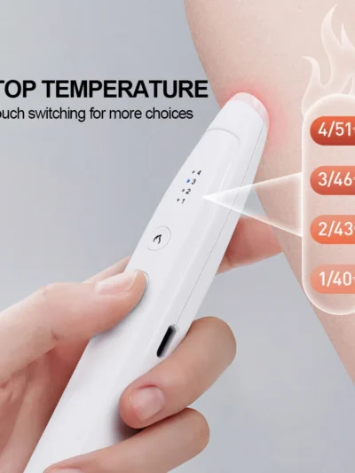 Portable Mosquito Insect Bite Relieve Itching Pen Chemical-Free Bug Bite Itch Relief Pen Rechargeable for Camping Travel Outdoor