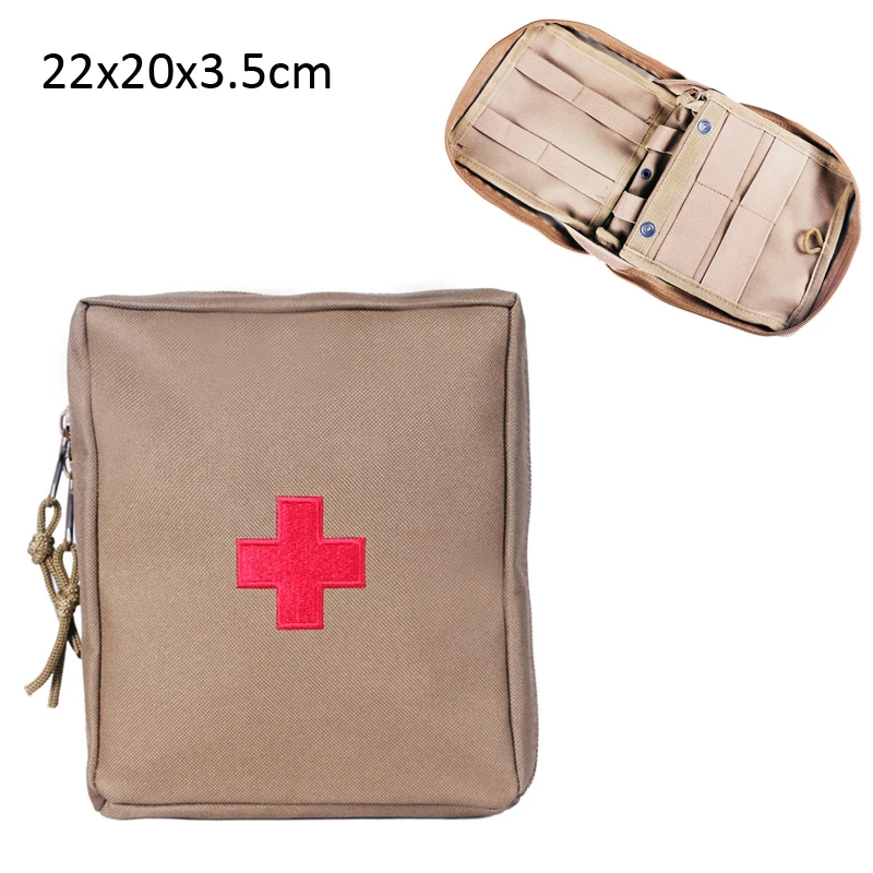 Utility 22CM Large Size Tactical Waist Bag Molle First Aid Bag Belt EDC Medical Pouch Emergency Training Bag Hunting Accessories - Image 9
