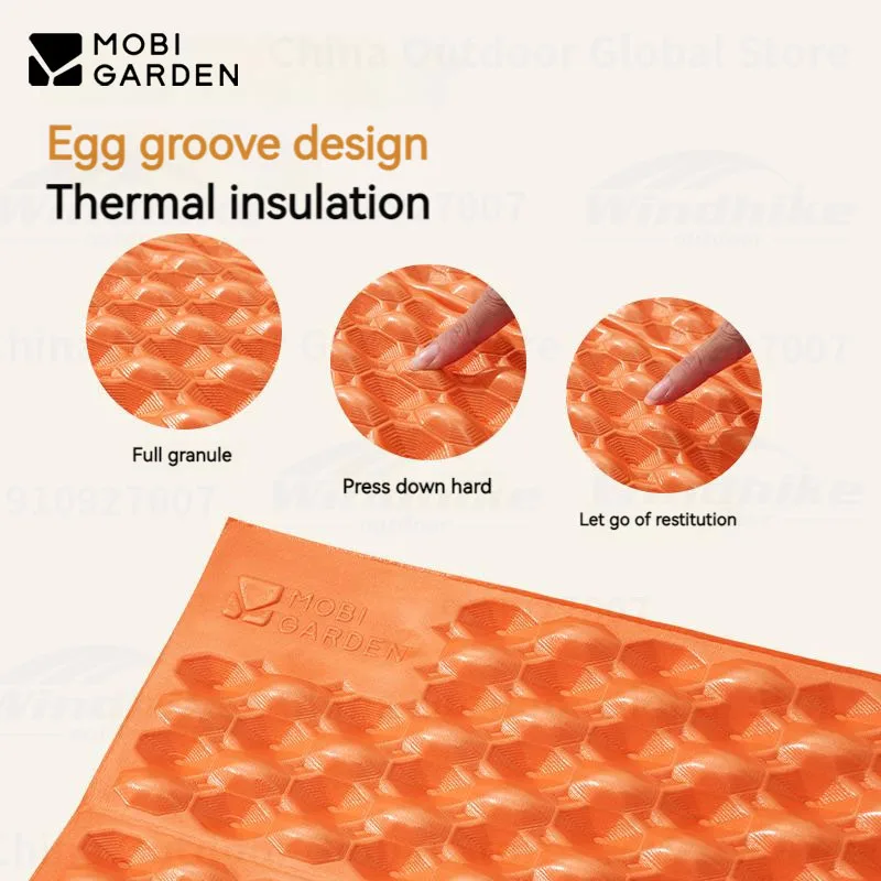 MOBI GARDEN Egg Nest Folding Aluminum Foil Thickness Moisture-proof Mat High Altitude Outdoor Hiking and Camping Mat 2.6R value - Image 5