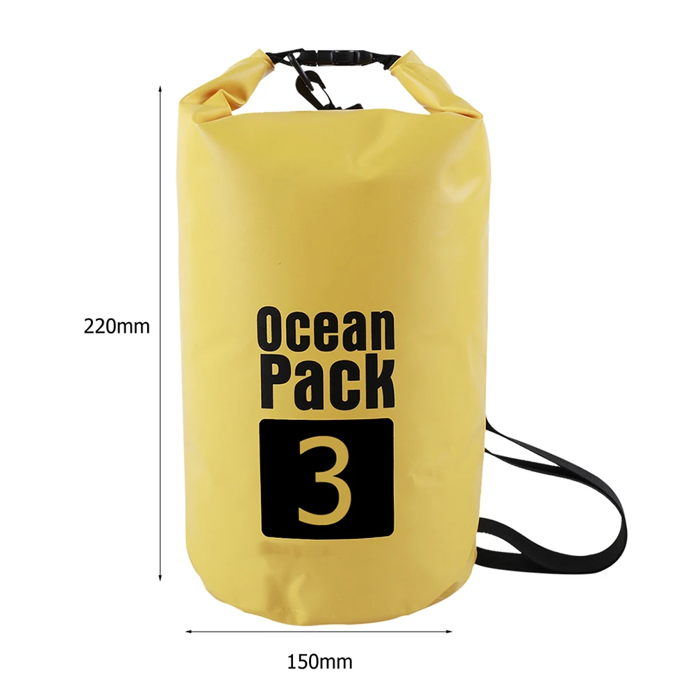 15-2L Swimming Waterproof Dry Bag Outdoor Floating Trekking Beach Backpack PVC Thickened Double-Layer Fabric IPX6 Waterproof Bag - Image 13