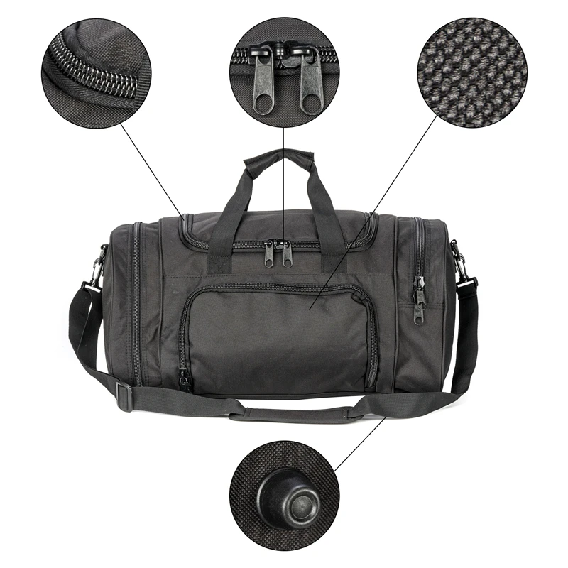 Military Tactical Travel Bag Men Outdoor Handbag Sports Luggage Bags Weekend Gym Hiking Trekking Bag with Shoes Compartment - Image 3