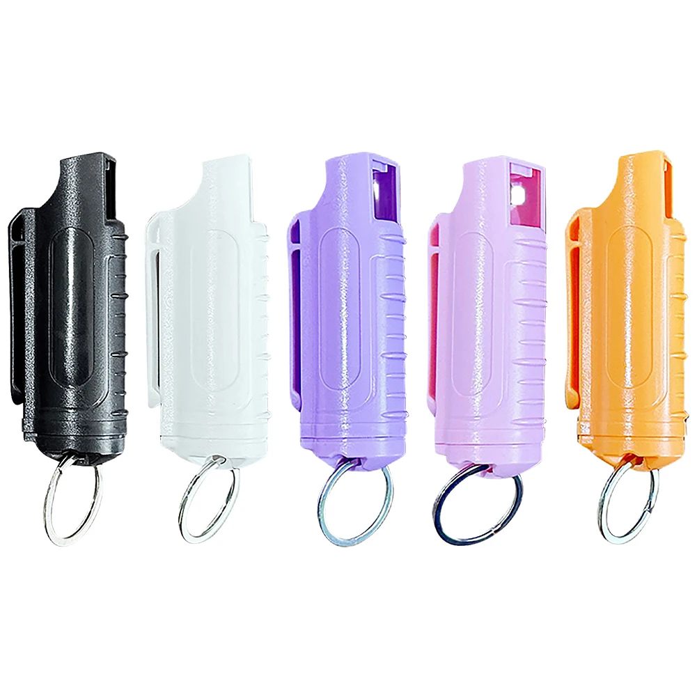 20ml Multipurpose Pepper Spray Keychain Reusable Self-Defense Outdoor Safety Keychains Plastic Personal Defense Spray for Women - Image 6