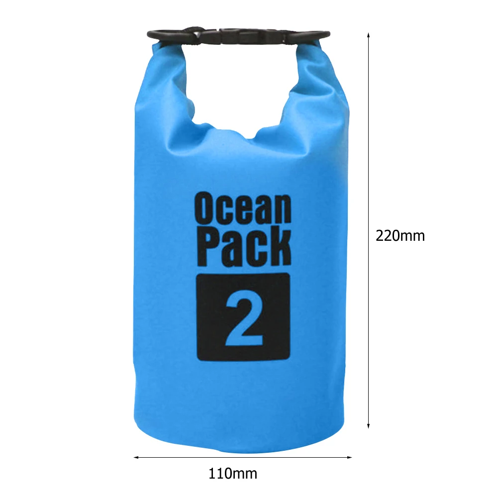 15-2L Swimming Waterproof Dry Bag Outdoor Floating Trekking Beach Backpack PVC Thickened Double-Layer Fabric IPX6 Waterproof Bag - Image 26