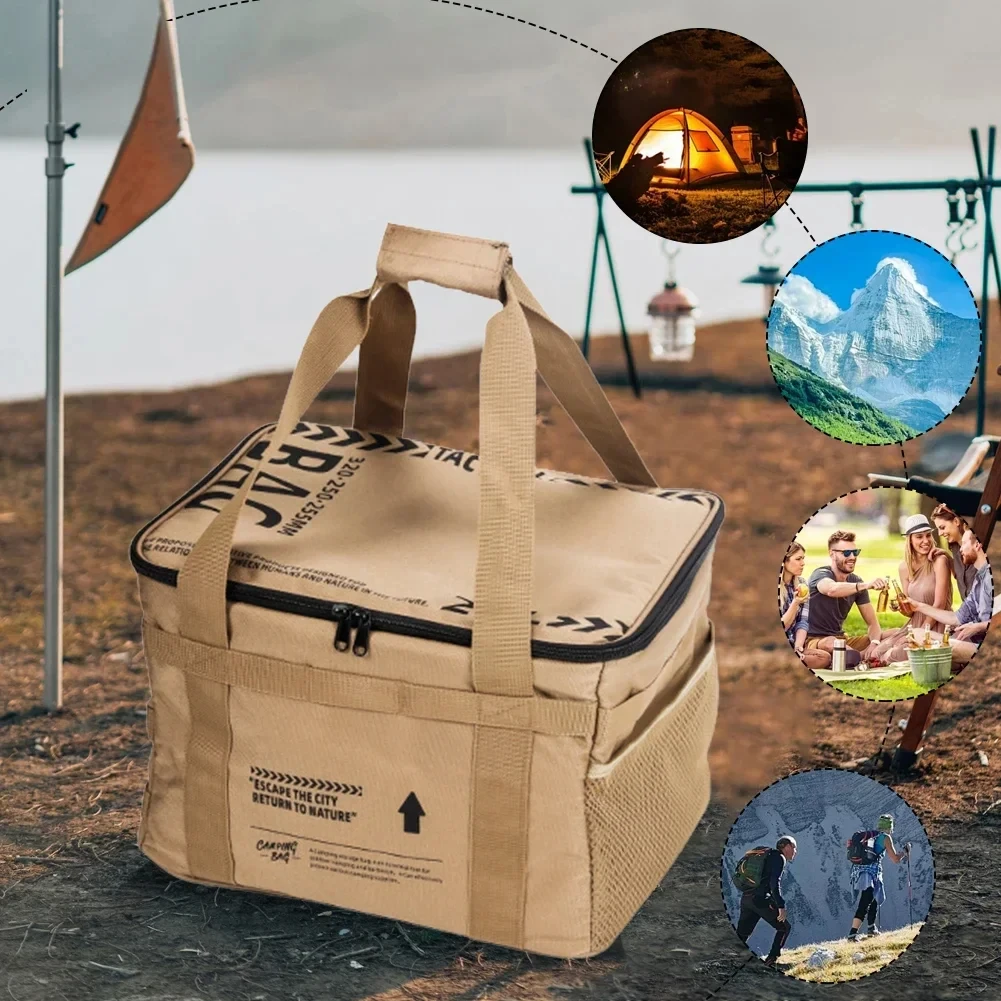 30-42L Tactical Camping Storage Bag Insulated Folding Box Waterproof Picnic Tableware Field Equipment Outdoor Gear Organizer - Image 6