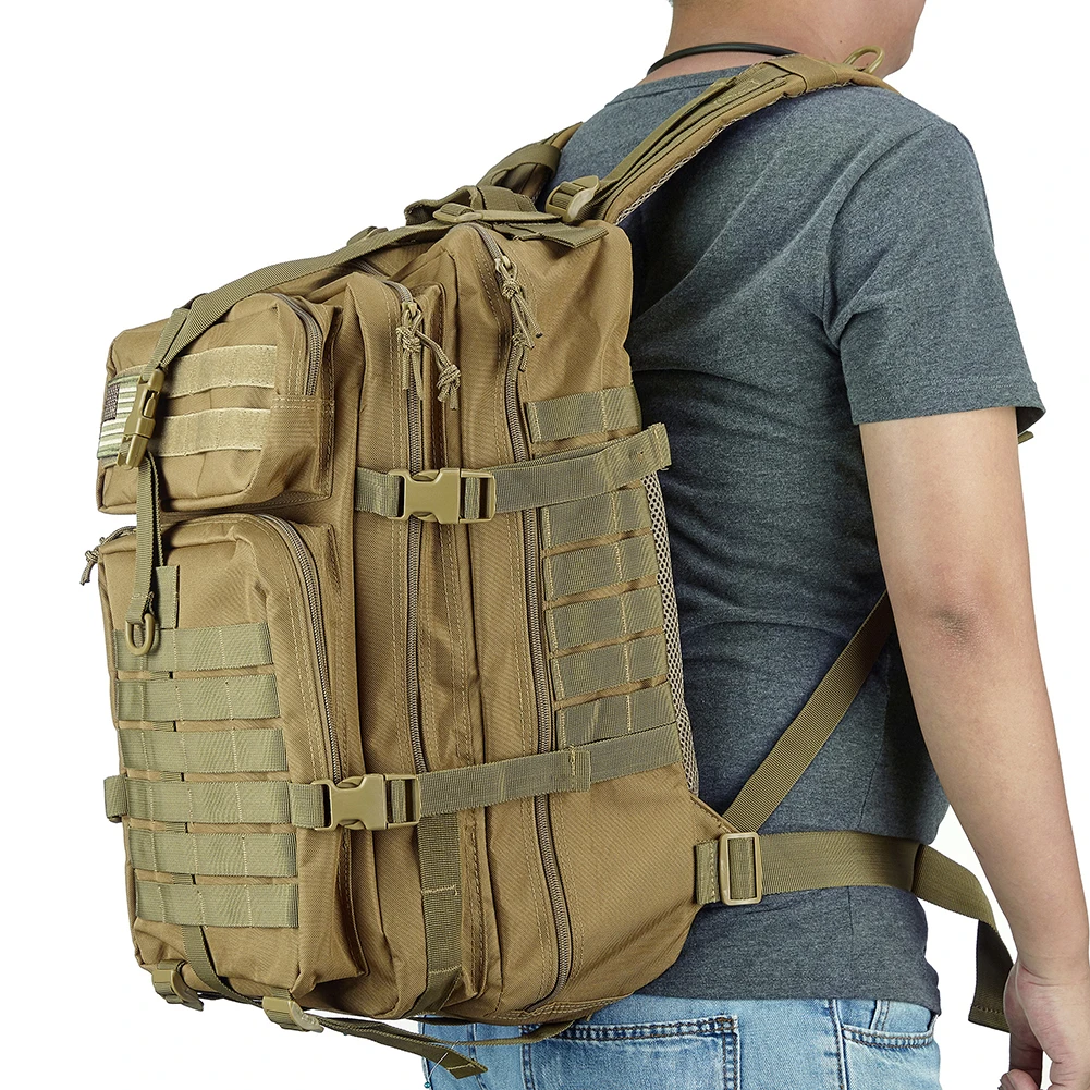 45L Man Tactical Backpacks Traveling Bags Outdoor 3P School Pack EDC Molle Pack For Trekking Hunting Bag camping equipment - Image 4
